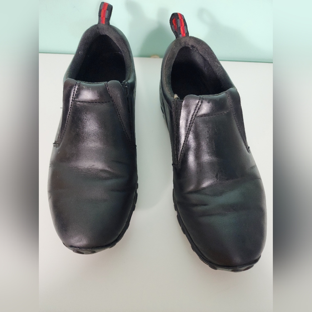 Merrell Black Jungle Moc Nubuck Black Slip On Mens Shoes